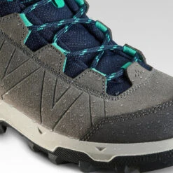 Quechua Waterdichte Hoge Bergwandelschoenen Voor Kinderen MH500 Grijs/blauw Maat 28-39 -Mode Schoenen waterdichte hoge bergwandelschoenen voor kinderen mh500 grijsblauw maat 28 39 5