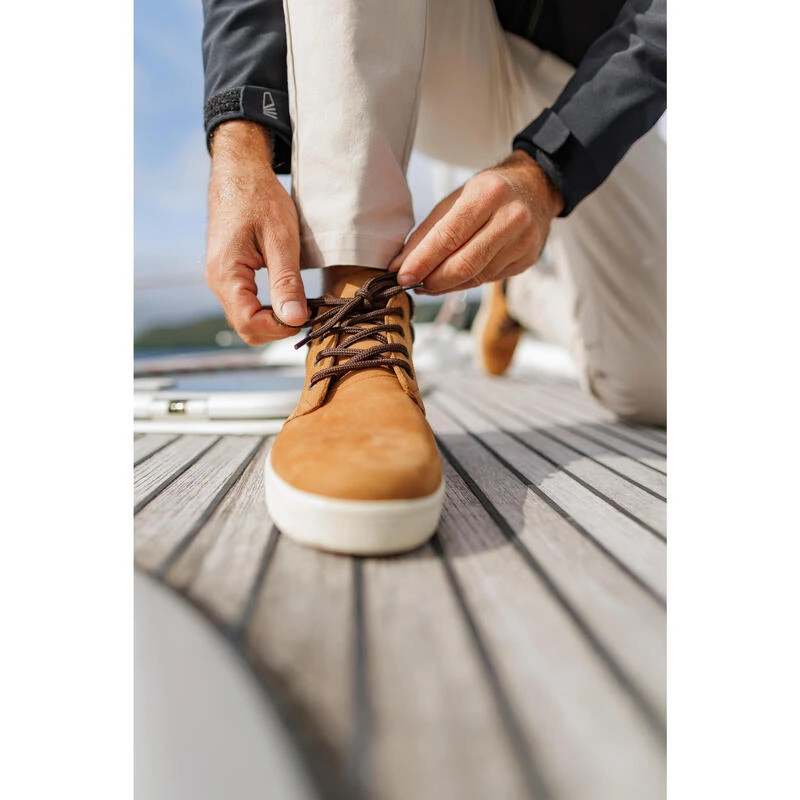 Tribord Waterdichte Leren Zeilschoenen Voor Heren 500 15 Tribord Waterdichte Leren Zeilschoenen Voor Heren 500 - Afbeelding 13