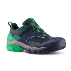 Quechua Waterdichte Wandelschoenen Kinderen Crossrock Klittenband Maat 28 Tot 34