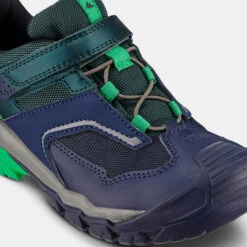 Quechua Waterdichte Wandelschoenen Kinderen Crossrock Klittenband Maat 28 Tot 34 -Mode Schoenen waterdichte wandelschoenen met klittenband voor kinderen crossrock 28 34 groen 4