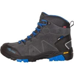 TROLLKIDS Waterdichte Wandelschoenen Voor Jongens Trollsteinen Hiker Mid Grijs Blauw -Mode Schoenen waterdichte wandelschoenen voor jongens trollsteinen hiker mid grijs blauw 1