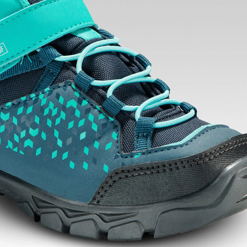 Quechua Waterdichte Wandelschoenen Voor Kinderen MH120 Mid 28 Tot 34 Turquoise 8 Quechua Waterdichte Wandelschoenen Voor Kinderen MH120 Mid 28 Tot 34 Turquoise - Afbeelding 6