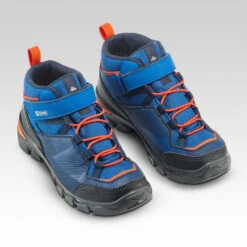 Quechua Waterdichte Wandelschoenen Voor Kinderen MH120 Mid 28-34 Klittenband -Mode Schoenen waterdichte wandelschoenen voor kinderen mh120 mid blauw 28 34 klittenband 2
