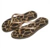 XQ | Teenslippers Dames | Dierenprint | Goud | Flip Flops Dames -Mode Schoenen xq teenslippers dames dierenprint goud flip flops dames