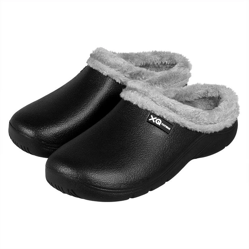 XQ | Tuinklompen Heren | Fake Fur | Zwart | Tuinschoenen | Garden 3 XQ | Tuinklompen Heren | Fake Fur | Zwart | Tuinschoenen | Garden